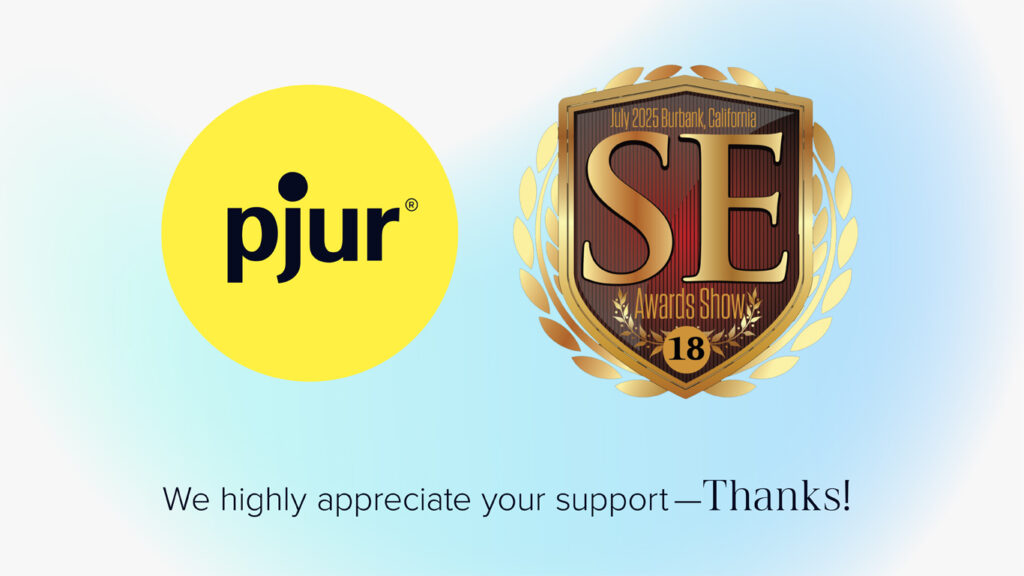 Image with pjur and SE Awards logo