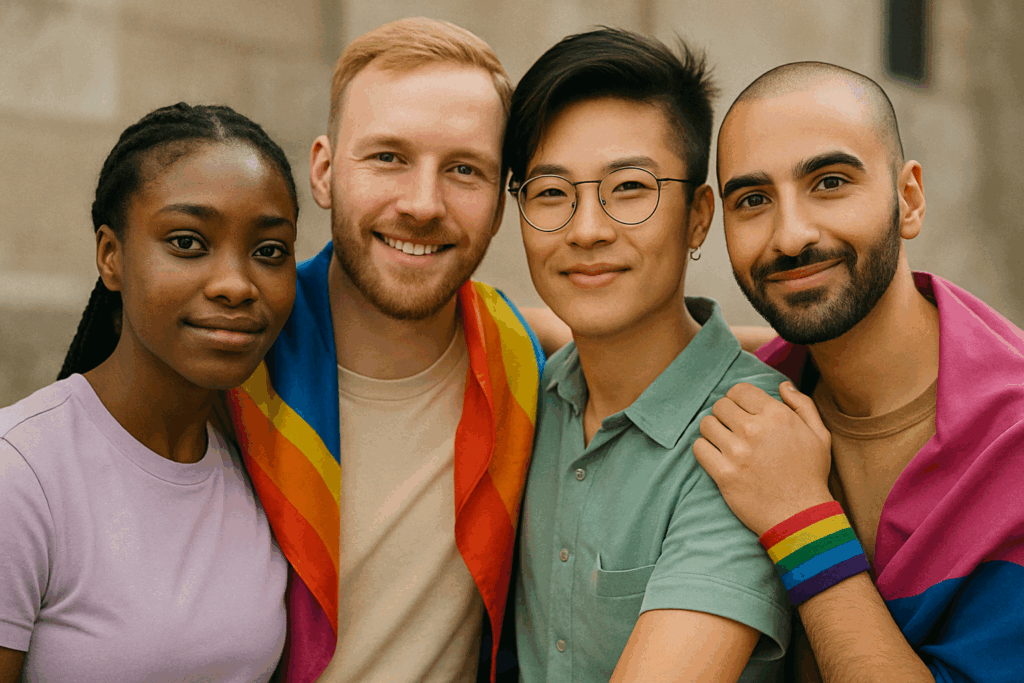 Queer and diverse people